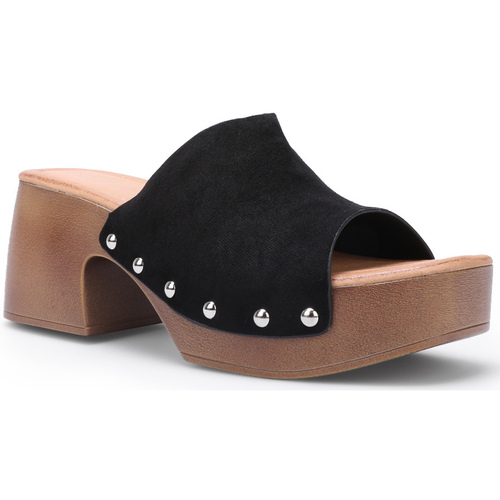 Cipők Női Lábujjközös papucsok La Modeuse 67062_P155932 Fekete 