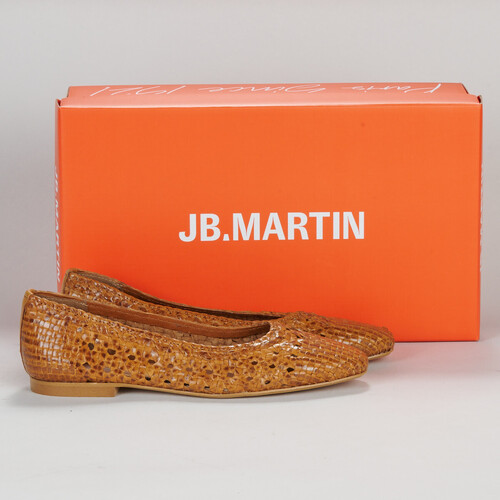 Cipők Női Balerina cipők
 JB Martin SOLAIRE Fonat / Teve