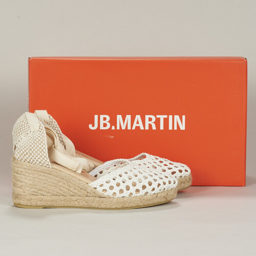 Cipők Női Gyékény talpú cipők JB Martin VISALIA Fonat / Fehér