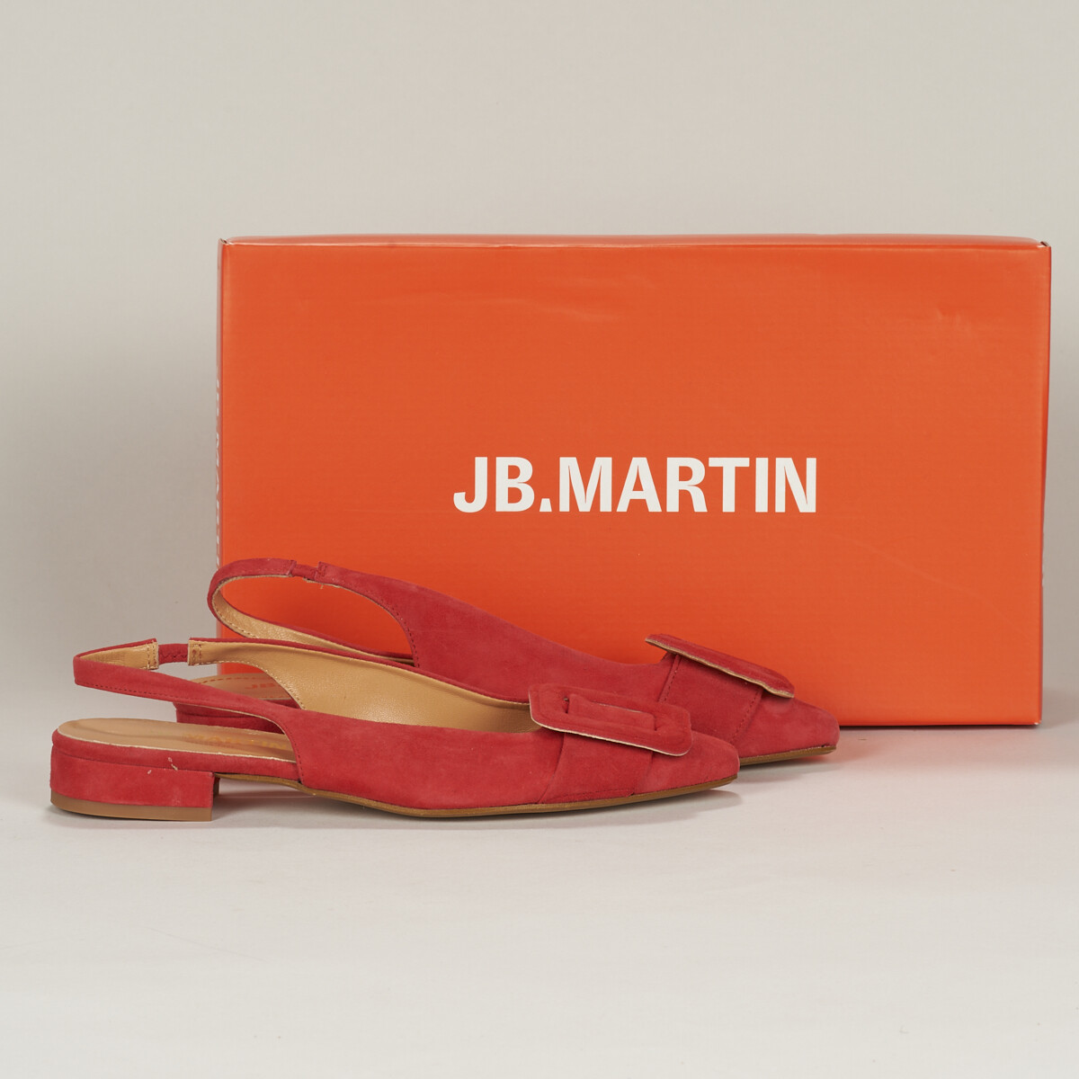 Cipők Női Balerina cipők
 JB Martin VARIA Kecske / Velúr / Piros