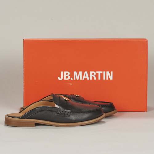 Cipők Női Mokkaszínek JB Martin LEEDS Nappa / Fekete 