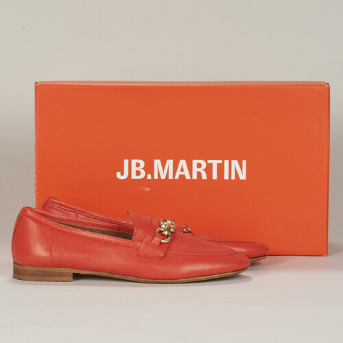 Cipők Női Mokkaszínek JB Martin FRANCHE BIJOU Nappa / Narancssárga