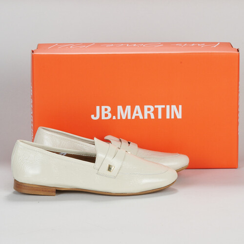 Cipők Női Mokkaszínek JB Martin FRANCHE SOFT Vintage / Messze / Fehér