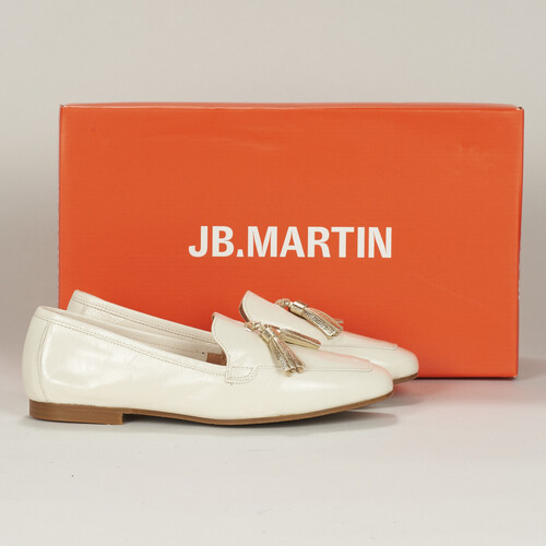 Cipők Női Mokkaszínek JB Martin VIC Vintage / Messze / Fehér