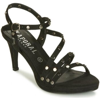 Cipők Női Oxford cipők & Bokacipők Kaporal SHIREL Fekete 