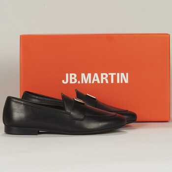 Cipők Női Mokkaszínek JB Martin FRANCHE CITY Nappa / Fekete 