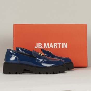 Cipők Női Mokkaszínek JB Martin FOLIE Fényes / Kék / Rock