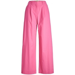 Ruhák Női Nadrágok Jjxx Pants Vigga Wide - Carmine Rose Rózsaszín