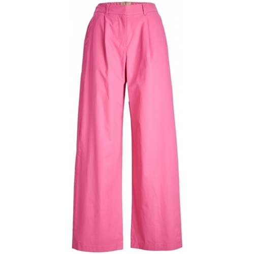 Ruhák Női Nadrágok Jjxx Pants Vigga Wide - Carmine Rose Rózsaszín