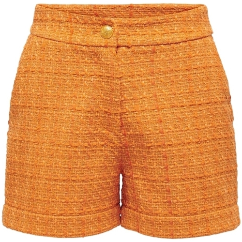 Ruhák Női Rövidnadrágok Only Billie Boucle Shorts - Apricot Narancssárga