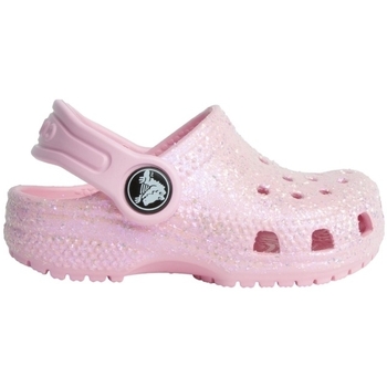 Cipők Gyerek Szandálok / Saruk Crocs Classic Glitter - Flamingo Rózsaszín