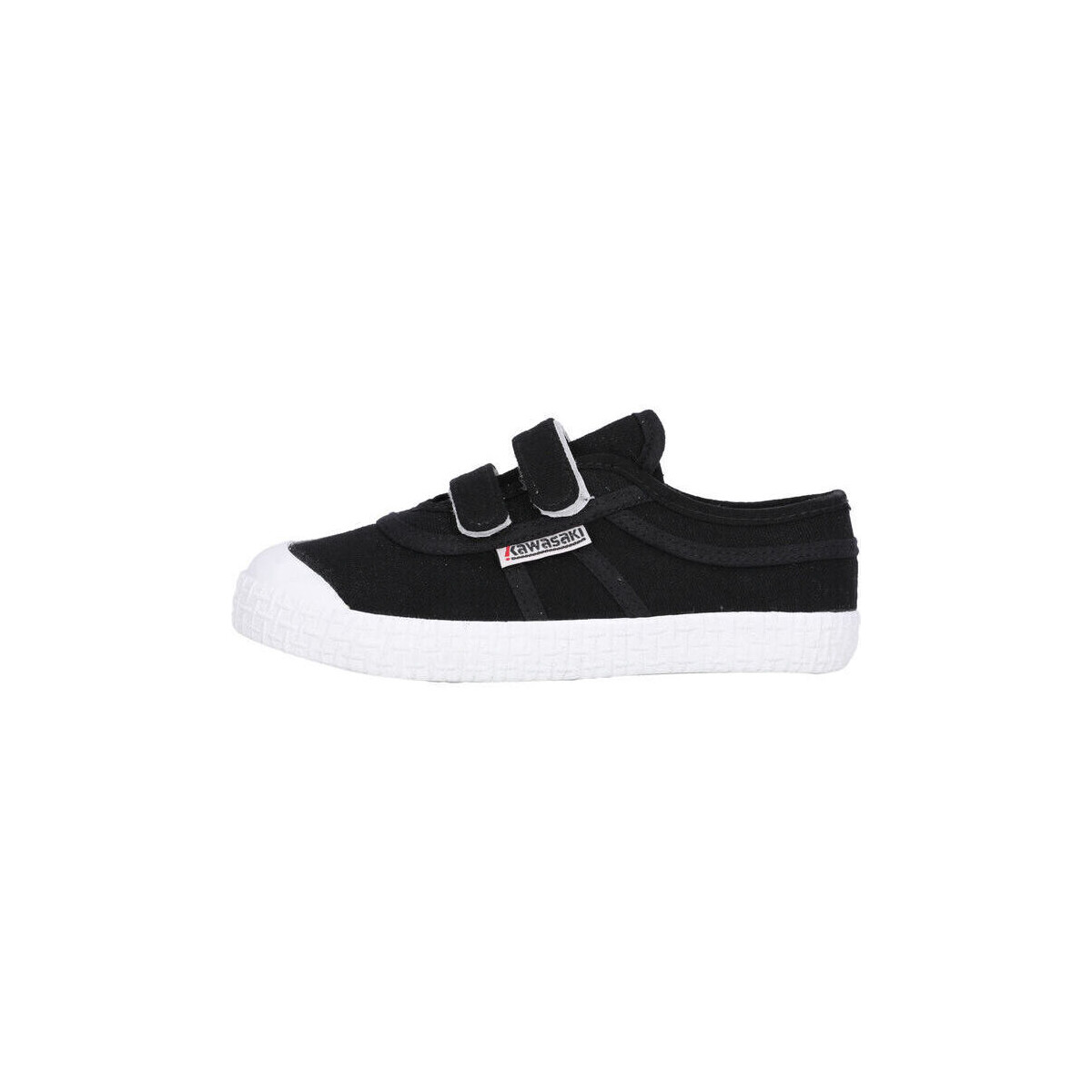 Cipők Divat edzőcipők Kawasaki Original Kids Shoe W/velcro K202432-ES 1001 Black Fekete 