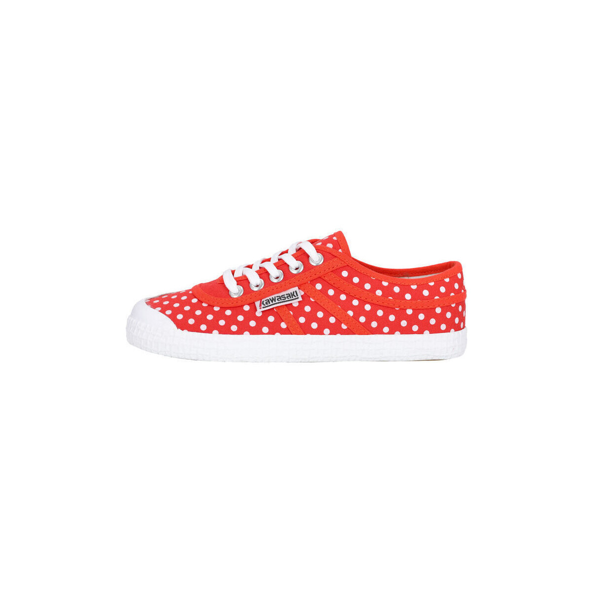 Cipők Divat edzőcipők Kawasaki Polka Canvas Shoe  5030 Cherry Tomato Piros