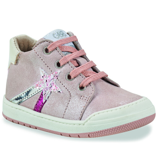 Cipők Lány Magas szárú edzőcipők GBB DESIREE Rózsaszín