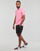 Ruhák Férfi Rövid ujjú galléros pólók Polo Ralph Lauren POLO COUPE DROITE EN COTON BASIC MESH Rózsaszín