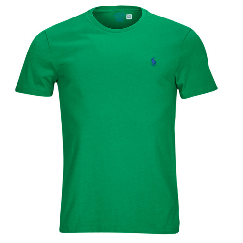 Ruhák Férfi Rövid ujjú pólók Polo Ralph Lauren T-SHIRT AJUSTE EN COTON Zöld