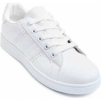 Cipők Női Rövid szárú edzőcipők Leindia 83135 Fehér