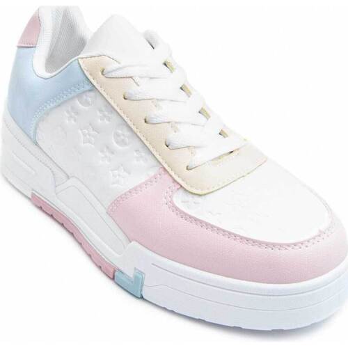 Cipők Női Rövid szárú edzőcipők Leindia 83146 Rózsaszín