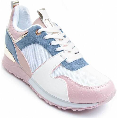 Cipők Női Rövid szárú edzőcipők Leindia 83150 Rózsaszín
