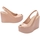 Cipők Női Oxford cipők Melissa Groovy Wedge - Beige Fekete 