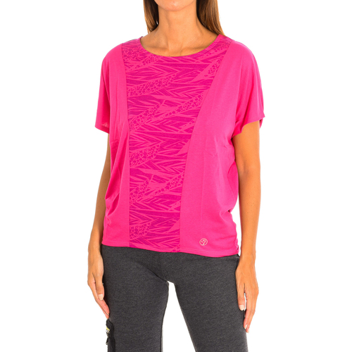Ruhák Női Rövid ujjú pólók Zumba Z1T00685-FUCSIA Rózsaszín