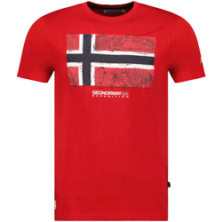 Ruhák Férfi Rövid ujjú pólók Geo Norway SW1239HGNO-RED Piros