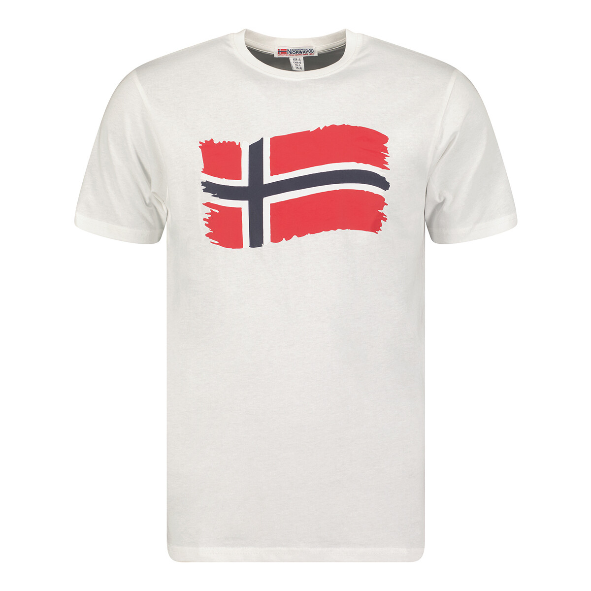 Ruhák Férfi Rövid ujjú pólók Geographical Norway SX1078HGN-WHITE Fehér