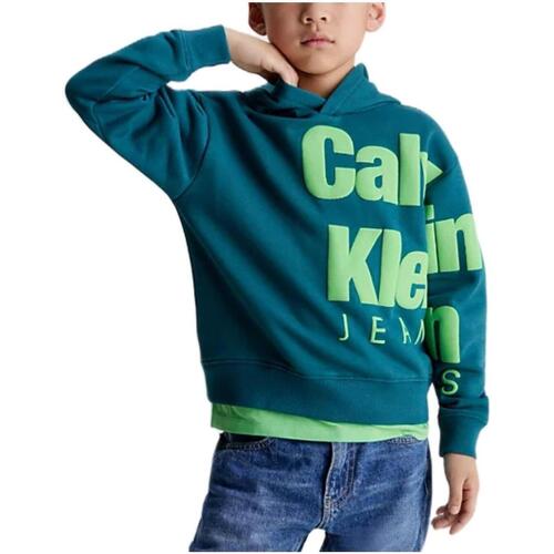 Ruhák Fiú Pulóverek Calvin Klein Jeans  Zöld