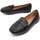 Cipők Női Mokkaszínek Leindia 83761 Fekete 
