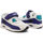 Cipők Férfi Divat edzőcipők Shone 005-001-V White/Purple Fehér
