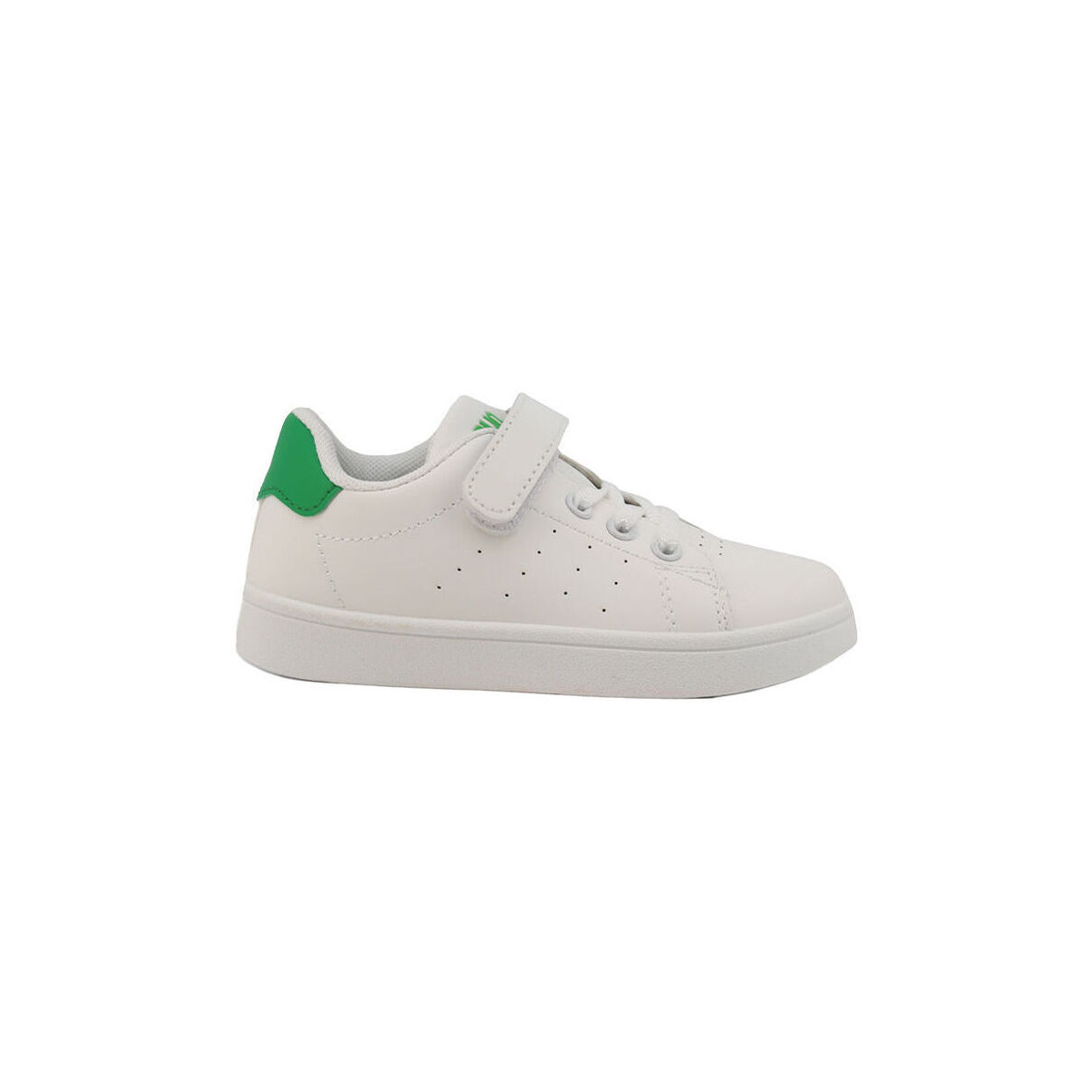 Cipők Férfi Divat edzőcipők Shone 001-002 White/Green Fehér
