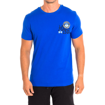 Ruhák Férfi Rövid ujjú pólók La Martina TMR607-JS354-07120 Kék