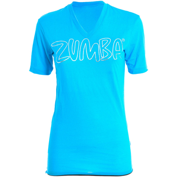 Ruhák Pólók / Galléros Pólók Zumba Z2T00144-AZUL Kék