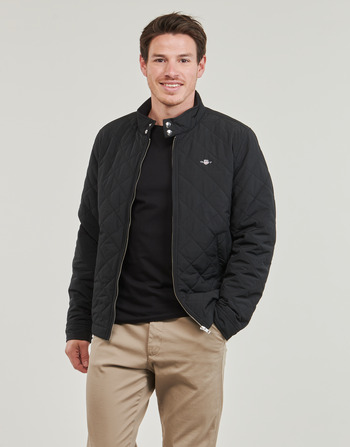 Gant QUILTED WINDCHEATER Fekete 