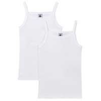 Ruhák Lány Trikók / Ujjatlan pólók Petit Bateau A0AA6 X2 Fehér