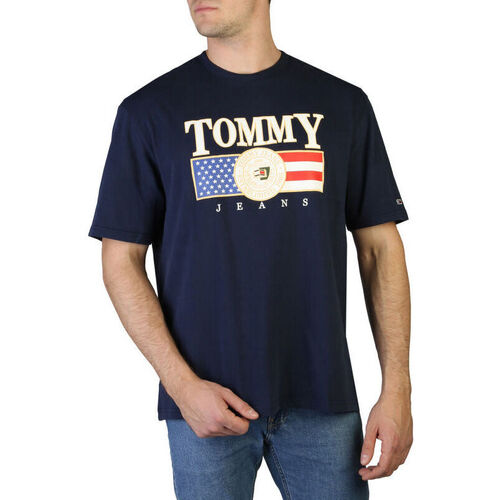 Ruhák Férfi Rövid ujjú pólók Tommy Hilfiger - dm0dm15660 Kék
