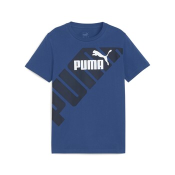 Ruhák Fiú Rövid ujjú pólók Puma PUMA POWER GRAPHIC TEE B Kék
