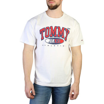 Ruhák Férfi Rövid ujjú pólók Tommy Hilfiger - dm0dm16407 Fehér