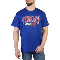 Ruhák Férfi Rövid ujjú pólók Tommy Hilfiger - dm0dm16407 Kék
