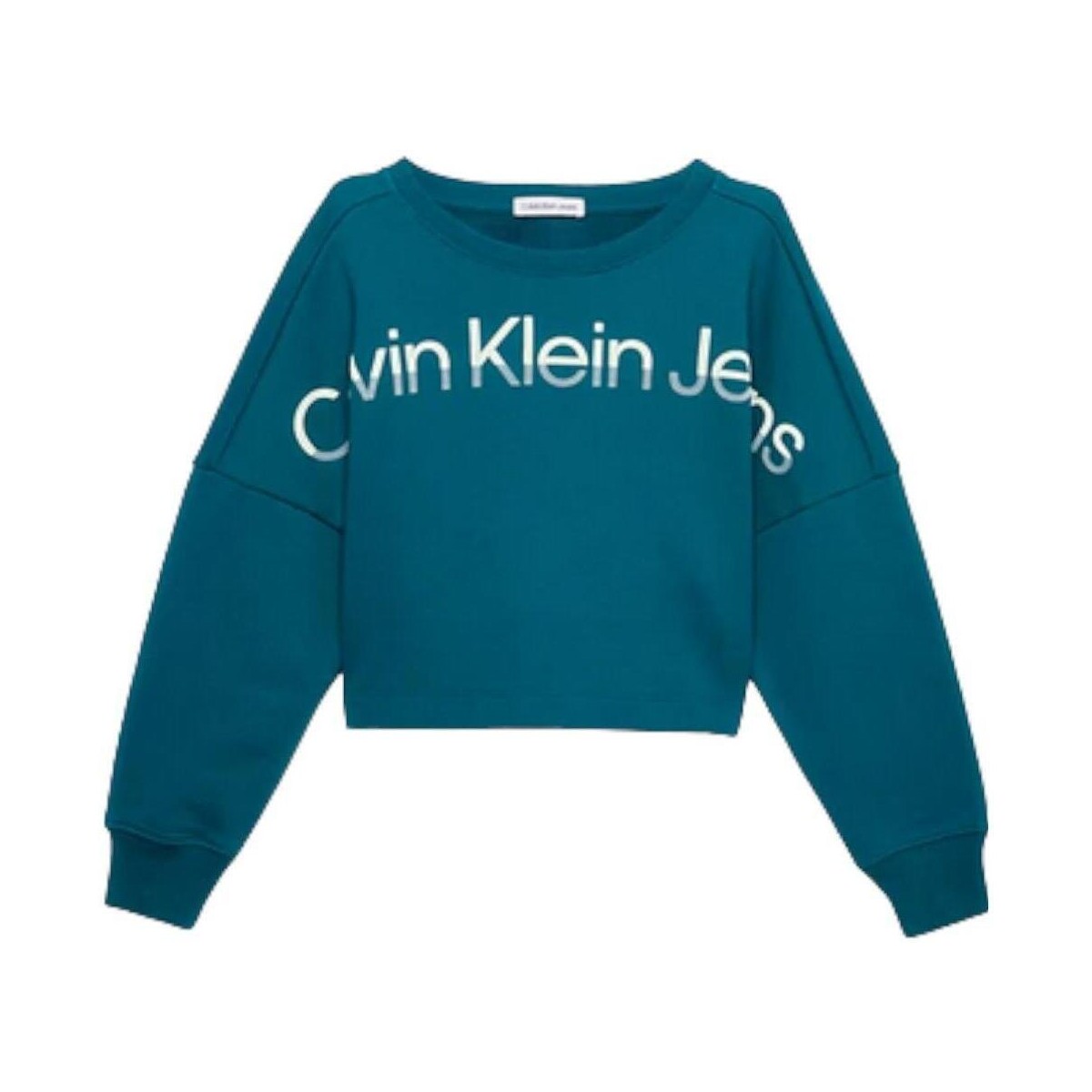 Ruhák Lány Pulóverek Calvin Klein Jeans  Zöld