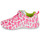 Cipők Lány Rövid szárú edzőcipők Agatha Ruiz de la Prada DEPORTIVO CORAZONES Fehér / Rózsaszín