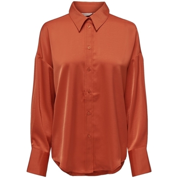 Ruhák Női Blúzok Only Marta Oversize Shirt - Tigerlily Narancssárga