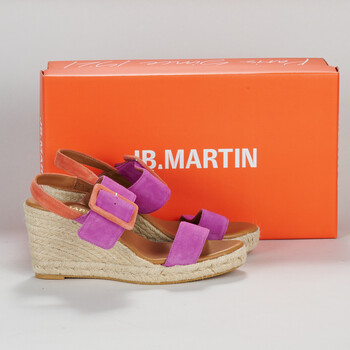 Cipők Női Gyékény talpú cipők JB Martin IRINA Rózsaszín