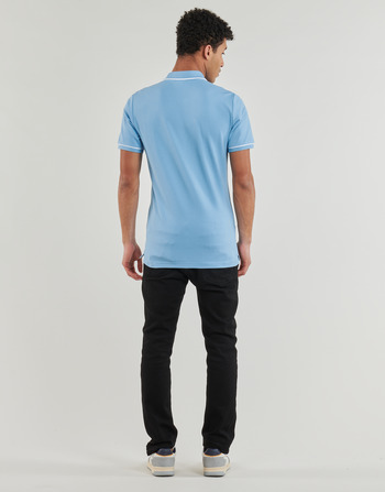 Calvin Klein Jeans TIPPING SLIM POLO Kék / Égkék