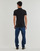 Ruhák Férfi Rövid ujjú galléros pólók Calvin Klein Jeans CK EMBRO BADGE SLIM POLO Fekete 