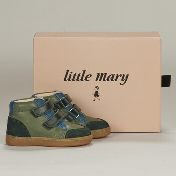 Cipők Fiú Magas szárú edzőcipők Little Mary LEIO Zöld
