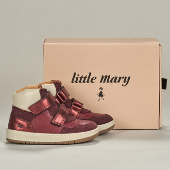 Cipők Lány Magas szárú edzőcipők Little Mary  Piros