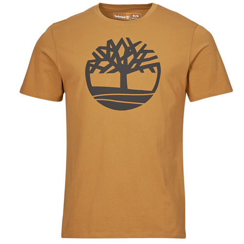 Ruhák Férfi Rövid ujjú pólók Timberland Tree Logo Short Sleeve Tee Citromsárga