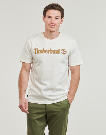 Timberland Linear Logo Short Sleeve Tee Fehér