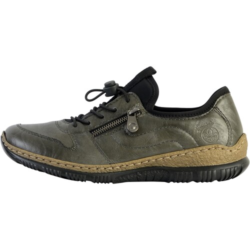 Cipők Női Rövid szárú edzőcipők Rieker 217849 Zöld